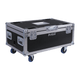 Jmaz Lighting JP2012 Electro PAR W7 6PK RGB+LIME Battery-Powered Outdoor LED PAR Light Kit w/ Charging Road Case