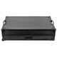Odyssey Performance Ready Series Black 1U Case for DDJ-REV5 with Wheels and Glide Style Laptop Platform