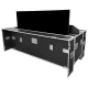 Odyssey Indoor Electric Motorized TV Lift Case with Casters for 100" Flat Screen TVs 