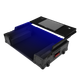 Gator G-ONYXUD-FLX10-2U-LED ONYX 2U LED DJ Controller Case