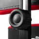 Gator Cases GP-DTH-BR-RD Red Adjustable Drum Throne Backrest