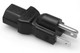 Hosa PWA-421 Power Adaptor - IEC C13 to NEMA 5-15P