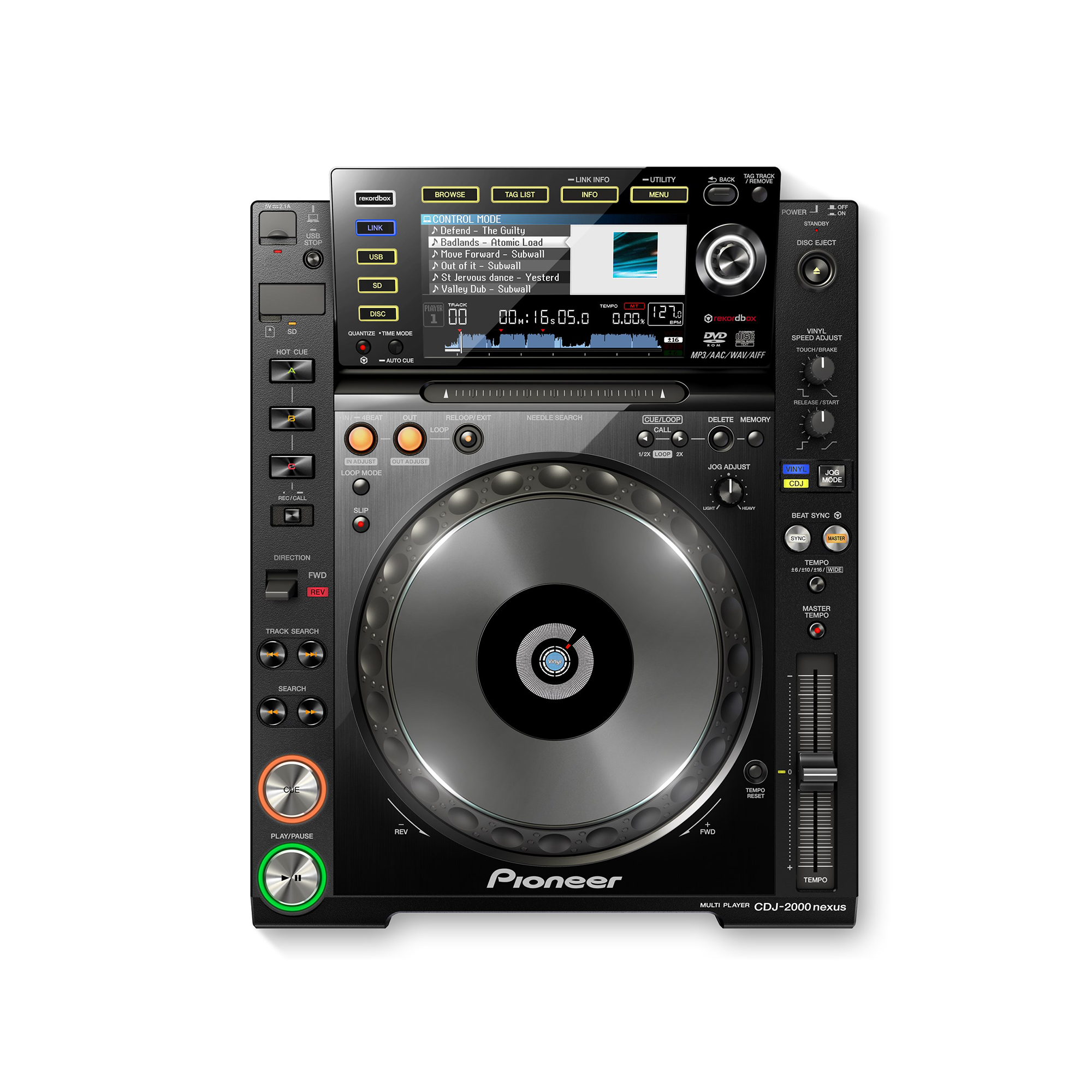 Rent the Pioneer DJ CDJ‑2000NXS media player for top-tier DJ performances — Gear Club Direct.