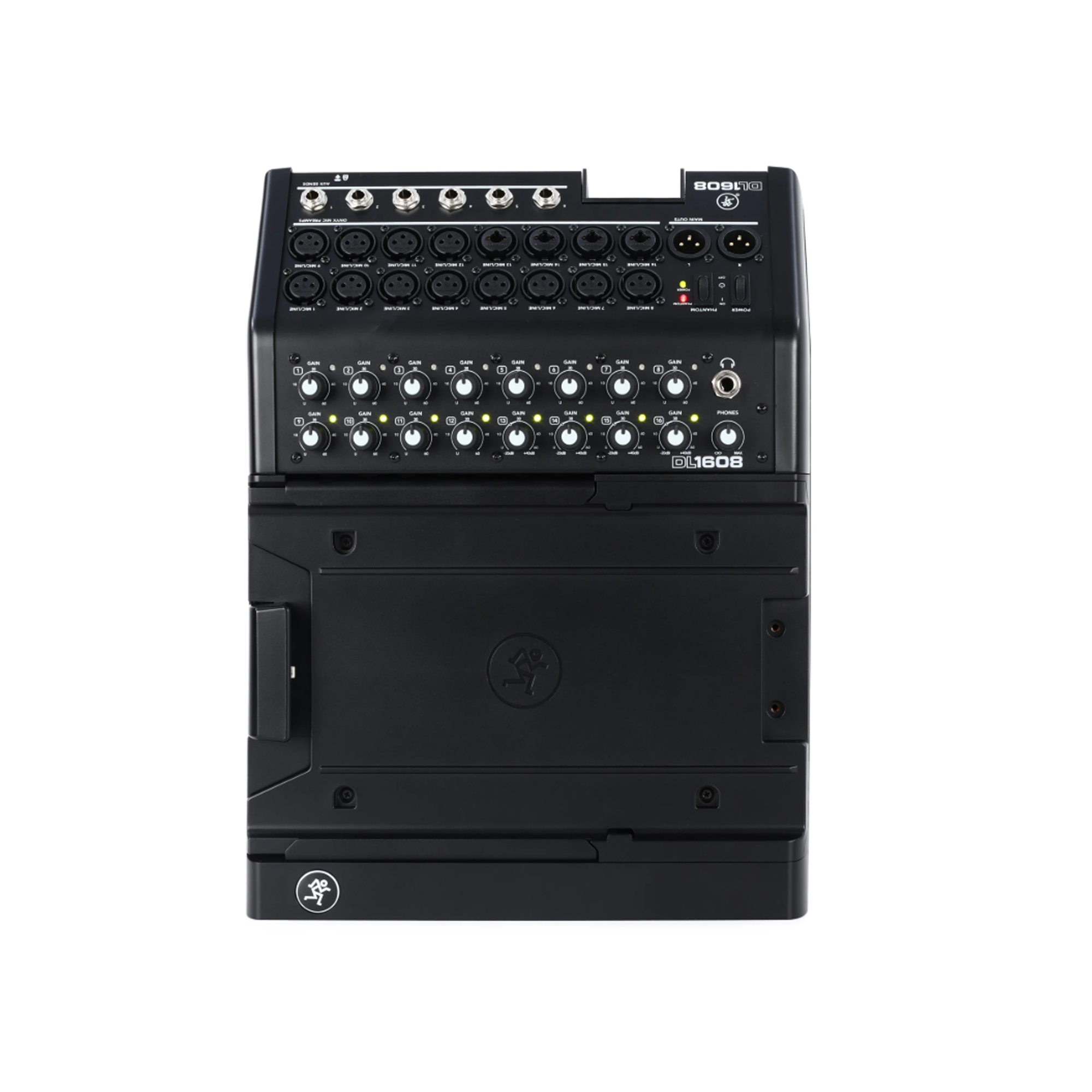 Rent the Mackie DL1608 digital mixer for versatile live sound and event production — Gear Club Direct.