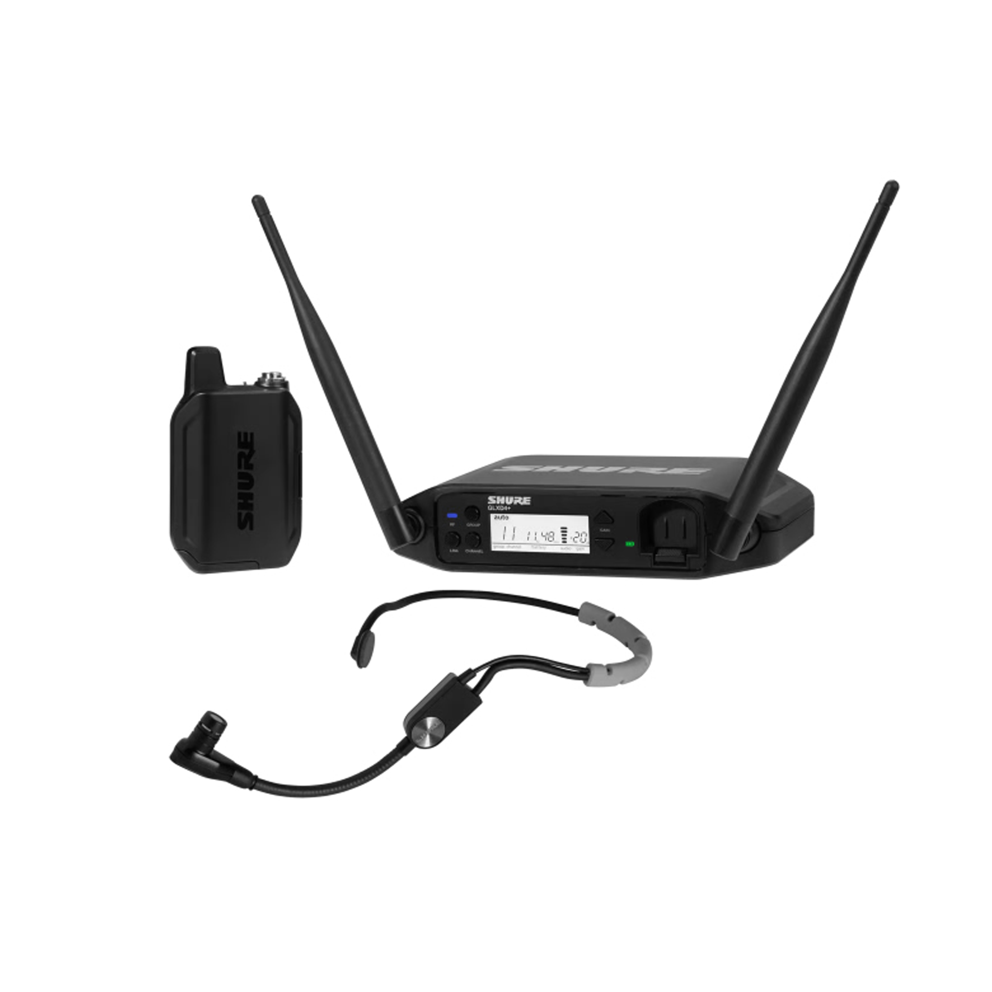 Rent the Shure GLXD14+/SM35 wireless headset microphone for hands-free professional performances — Gear Club Direct.
