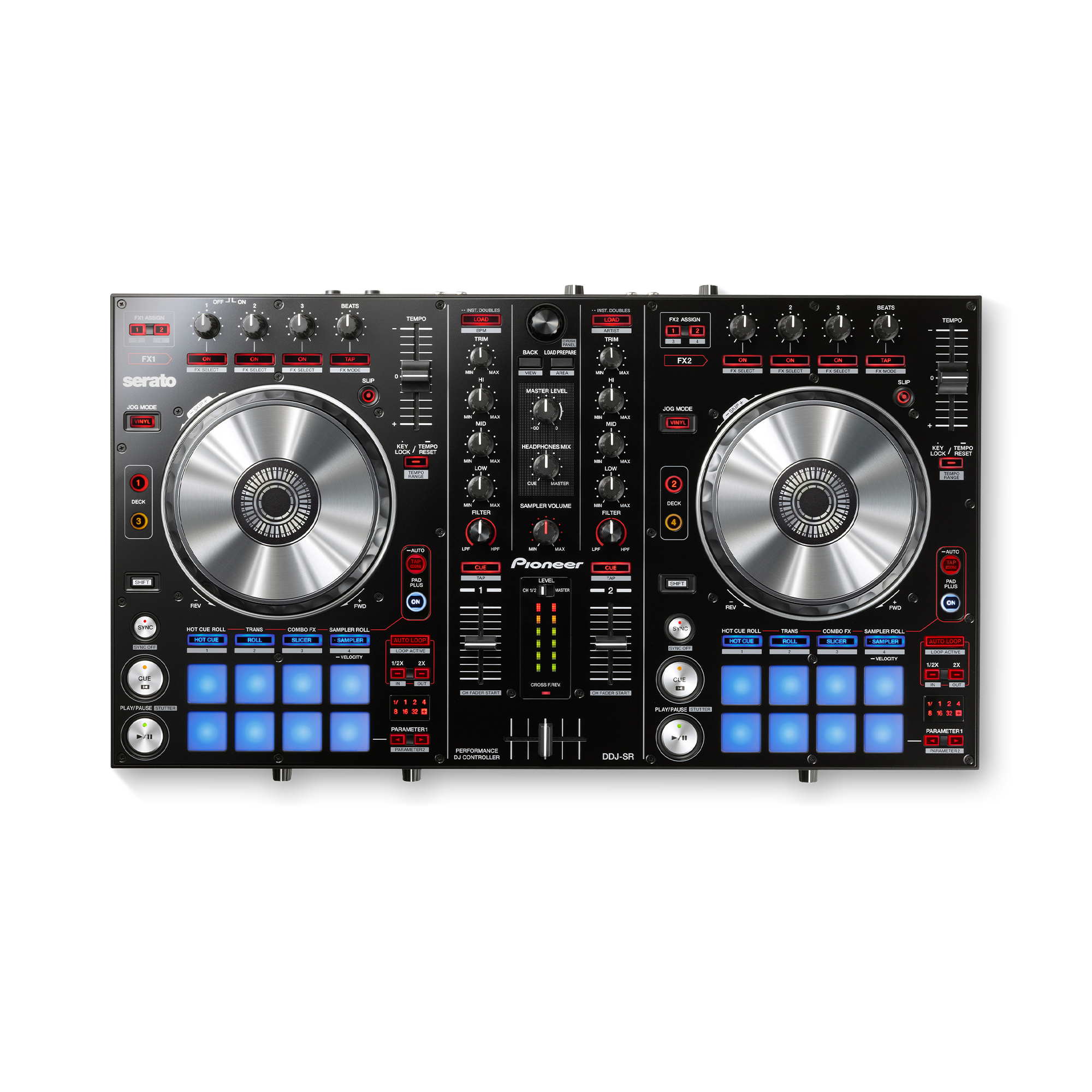 Rent the Pioneer DJ DDJ-SR controller for professional DJ setups — Gear Club Direct.