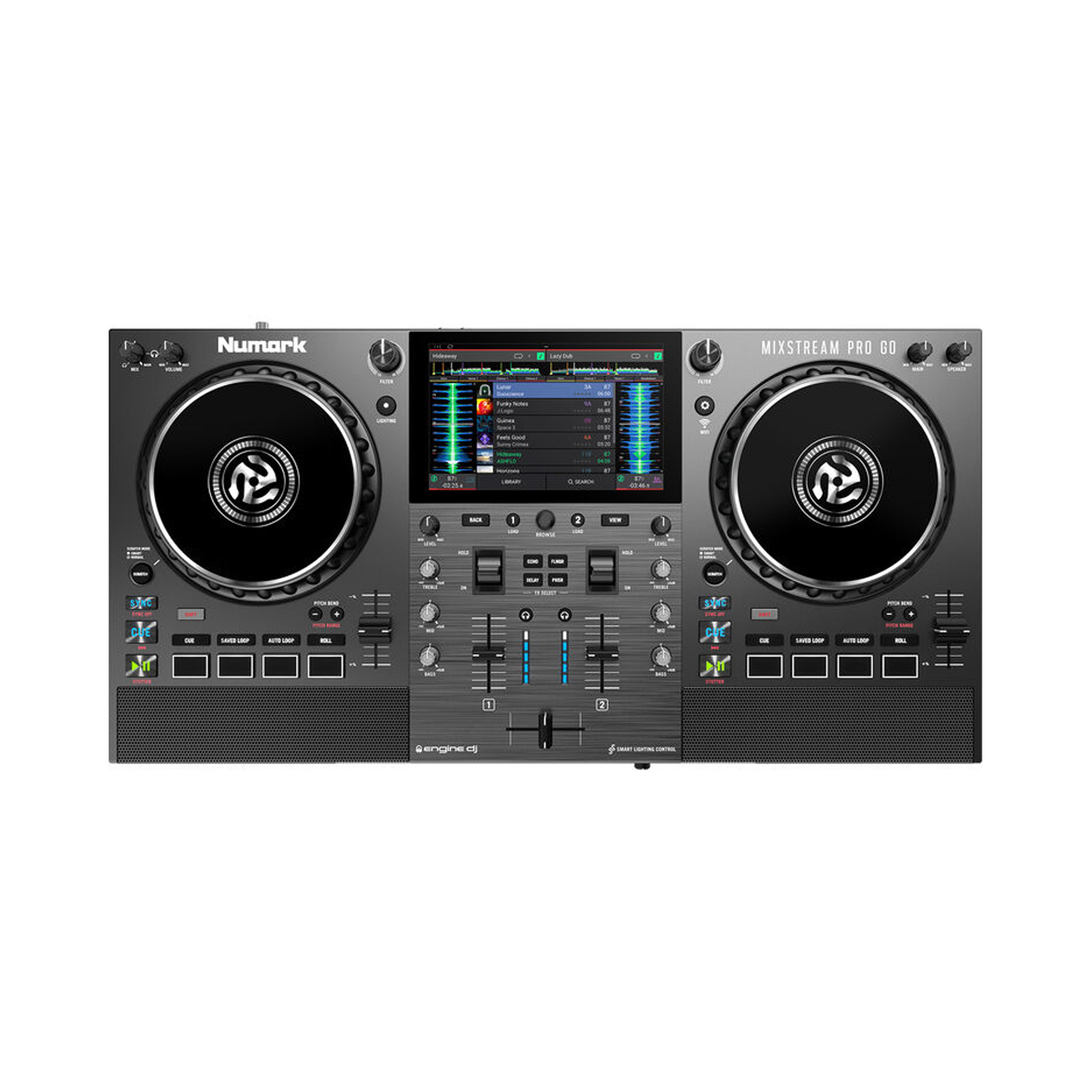 Rent the Numark Mixstream Pro GO for professional DJ setups and mobile events — Gear Club Direct.