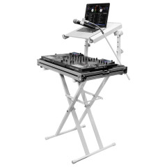 ODYSSEY LTBXS2MTCPWHT TWO TIER LUXE™ SERIES WHITE X STAND COMBO PACK ...