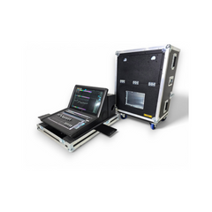 ProX WAVES eMotion LV1 Live Classic Flight Case with DogHouse by