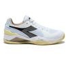 Diadora Blushield Torneo 3 AG Mens Clay Tennis Shoe - White/Black/Rutabaga