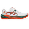 Asics Gel Challenger 15 Mens Padel Shoe - White/Energy Orange