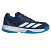 adidas Courtflash Junior Tennis Shoe - Dark Blue/White/Bright Blue