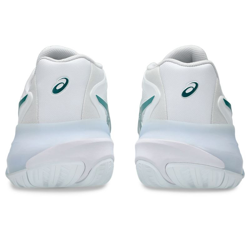 Asics Gel Resolution X Mens Tennis Shoe - White/Pitch Green