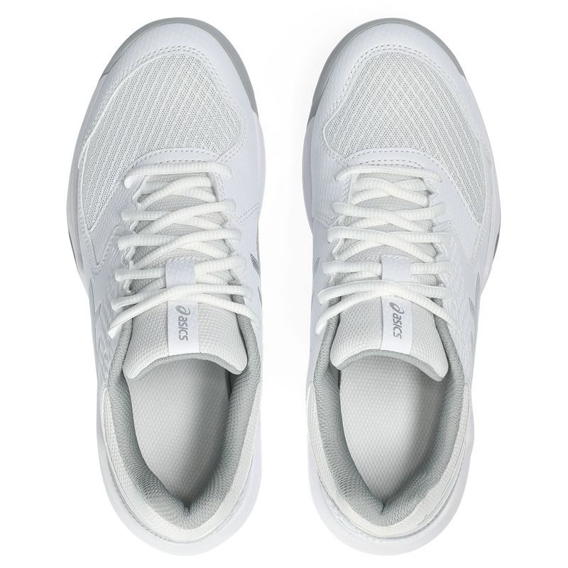 Asics Gel Dedicate 8 Womens Tennis Shoe - White/Pure Silver