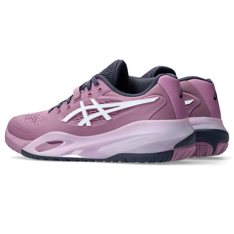 Asics Gel Resolution X Wide (D) Womens Tennis Shoe - Ube/White