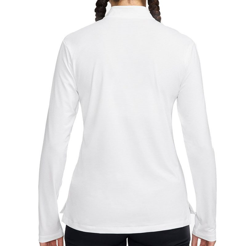 Nike Victory 1/2 Zip Long Sleeve Top - White/Black | Midwest
