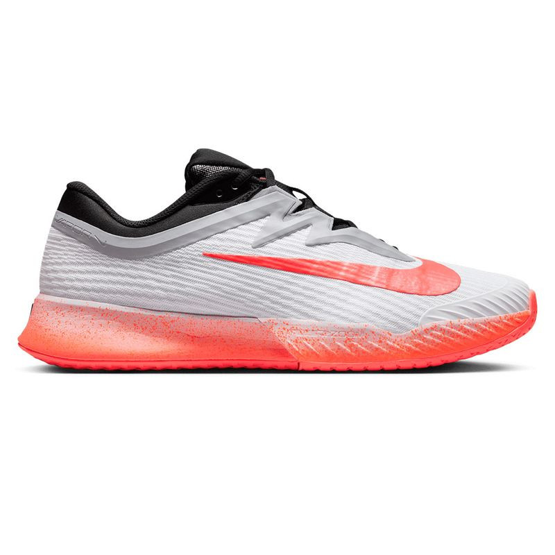 Nike Vapor Pro 3 PRM Mens Tennis Shoe - White/Hot Lava | Midwest