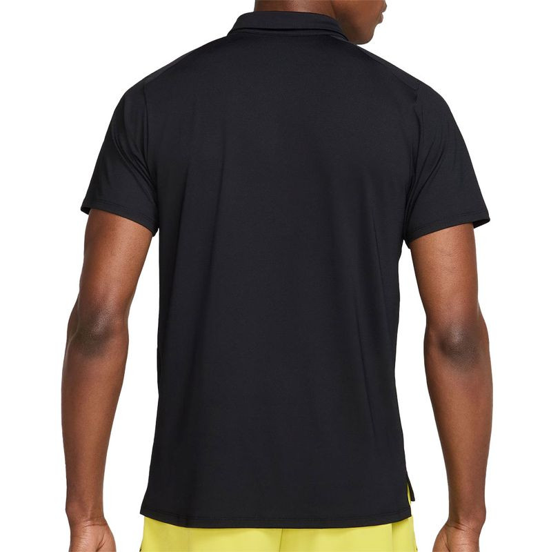 Nike Court Advantage Polo - Black/White | Midwest Racquet Sports