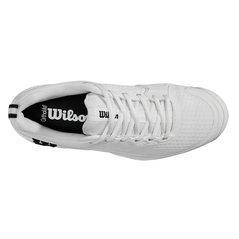 Wilson Rush Pro 4.5 Mens Tennis Shoe - White/White/Black | Midwest