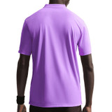 Nike Court Dri Fit Blade Solid Polo Shirt - Bright Violet/White