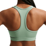 Nike Swoosh Medium Support Bra - Steam Green/White