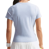 Nike Dri Fit Victory Short Sleeve Top - Hydrogen Blue/White