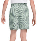 Nike Boys Dri Fit Printed Short - Spruce Fog/Barely Green/White