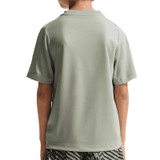Nike Boys Dri Fit Printed Tee Shirt - Spruce Fog/White