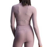 adidas by Stella McCartney Long Sleeve Crop Top - Legacy Purple
