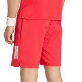 adidas Club 7 inch 3 Stripe Short - Pure Ruby