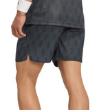 adidas Club Graphic 7 inch Short - Carbon/Black
