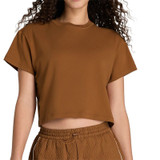 Wilson Harper Crop Tee Shirt - Caramel Cafe