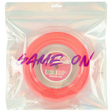 Toroline Wasabi 17 (1.23mm) Tennis String Neon Pink Mini Reel (330 ft.)