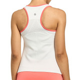 Lija Club Edit Starter Tank Top - White/Coral Reef
