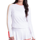 Lucky in Love At The Clubhouse Double Play Long Sleeve - White