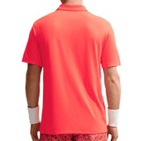 Nike Court Dri FIT Solid Polo - Bright Crimson/Black