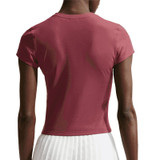 Nike Court Advantage Short Sleeve Top - Pink Smoke/White