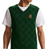 Nike Court Dri Fit Slam Sweater Vest - Gorge Green
