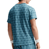 Nike Court Advantage Printed Crew - New Slate/White