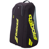 Babolat Pure Aero 12 Pack Tennis Bag - Grey/Fluorescent Yellow
