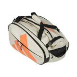 adidas Multigame Off White Padel Racket Bag - White/Orange