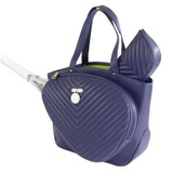 Court Couture Cassanova Chevron Tennis Tote - Azure