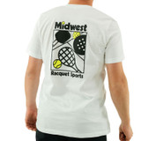 Midwest Racquet Sports Graphic Tee Shirt - White
