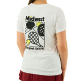 Midwest Racquet Sports Graphic Tee Shirt - White