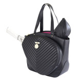 Court Couture Cassanova Chevron Tennis Tote - Onyx