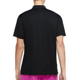 Nike Court Dri FIT Pique Polo - Black/White