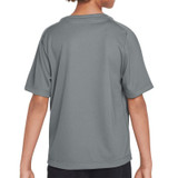 Nike Boys Dri Fit Short Sleeve Shirt - Smoke Grey/White