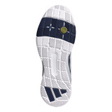 adidas Crazyquick LS Mens Padel Shoe - White/Silver Metallic/Dark Blue - Final Sale