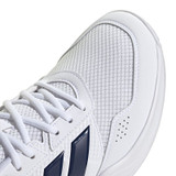 adidas Gamecourt 3 Mens Tennis Shoe - White/Dark Blue/Core Black
