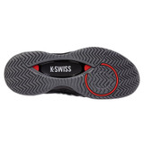 K Swiss Hypercourt Supreme 2 Mens Tennis Shoe - Black/Steel Gray/Firey Red - 2